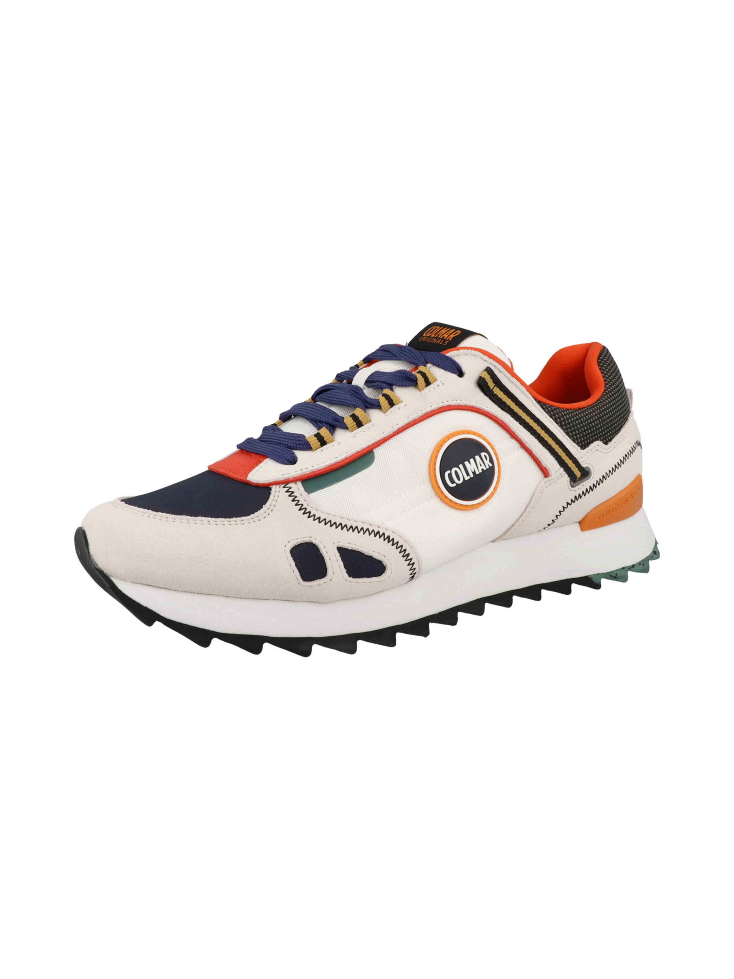 Baskets basses 'Travis Sport Division' Colmar en blanc : devant