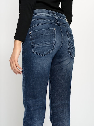 Gang Regular Jeans '94AMELIE STRAIGHT' in Blauw