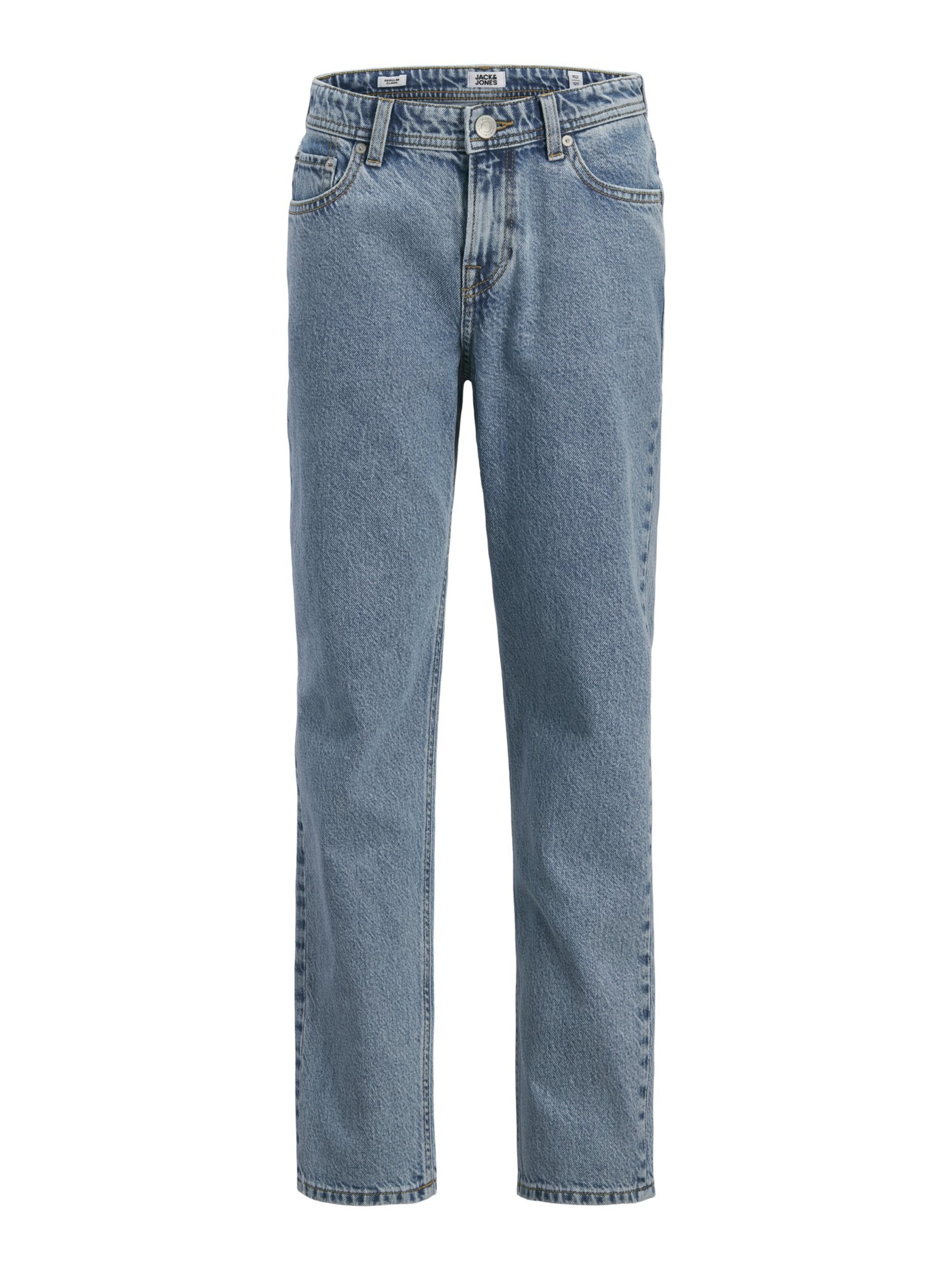 Jack & Jones Junior Regular Jeans 'Regular Fit Jeans JJICLARK' in Blue: front