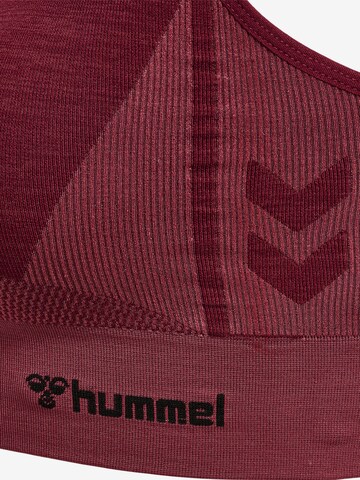 Hummel Bustier Sporttop in Rot