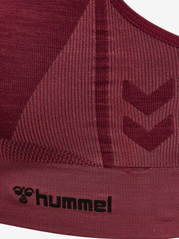 Hummel Bustier Sporttop in Rood