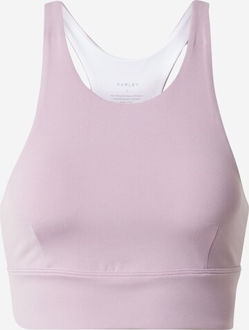 Bustier Soutien-gorge de sport 'Let's move Harris' Varley en violet : devant