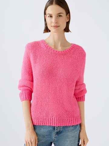 OUI Svetr – pink: přední strana