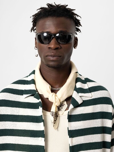 VAMOS CLO Hemd in schwarz / weiß, Produktansicht