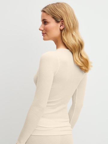 Maglietta intima 'Silky Wool Soft' di CALIDA in beige