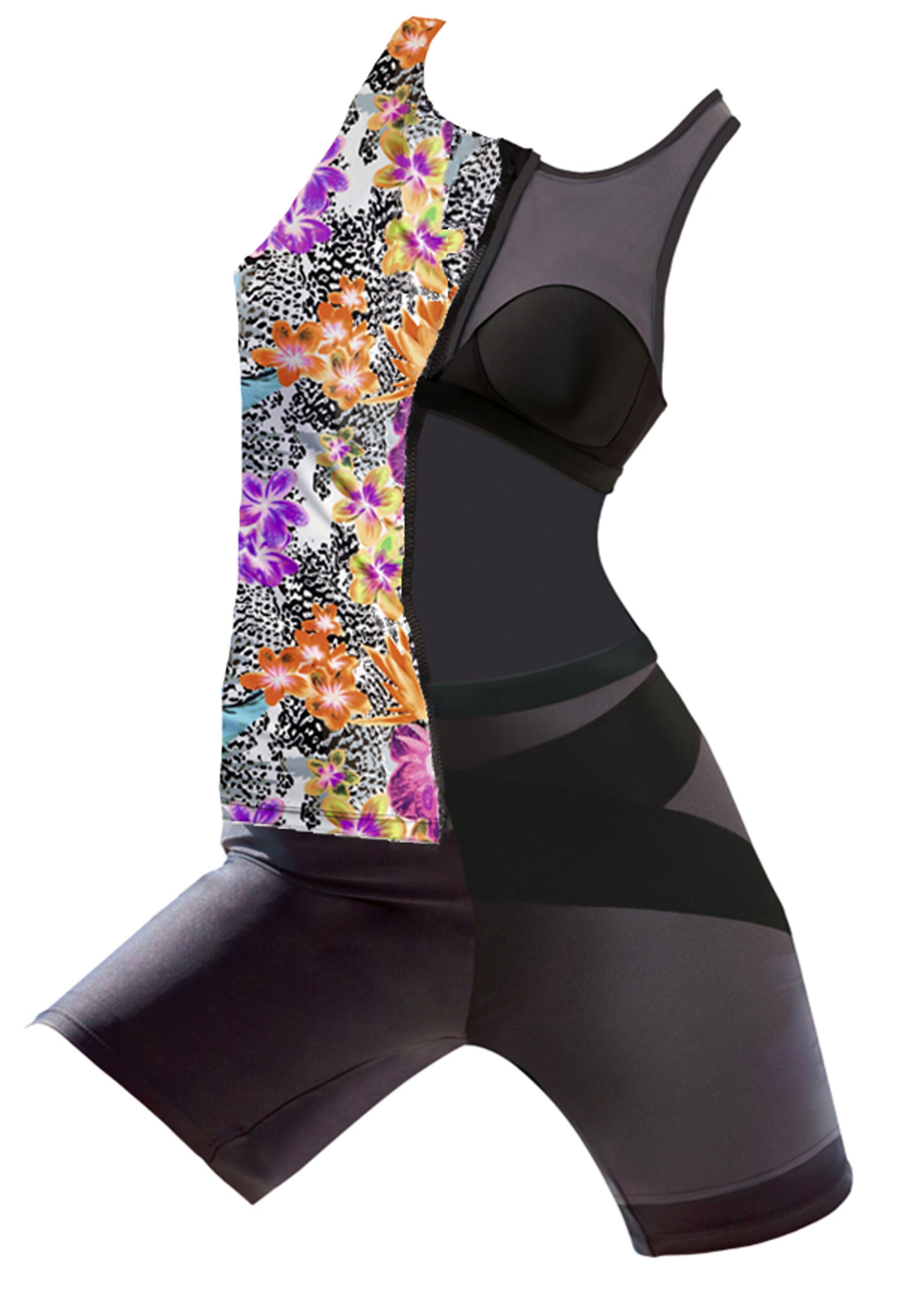 BECO the world of aquasports High neck Tankini top 'BEsuit Racerback' in Blue