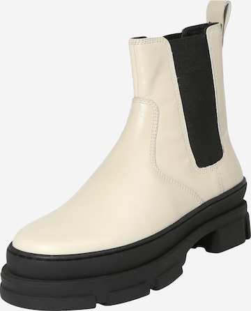 Karolina Kurkova Originals Chelsea Boots 'Suki' in White: front