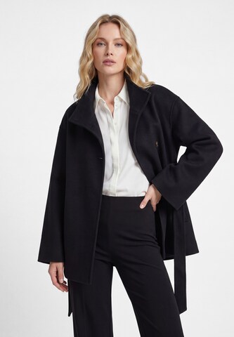 DreiMaster Klassik - Abrigo de entretiempo 'Classic' en negro: frente