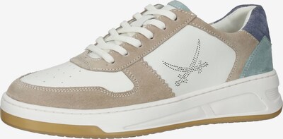 SANSIBAR Sneaker in beige / grau / mint / weiß, Produktansicht