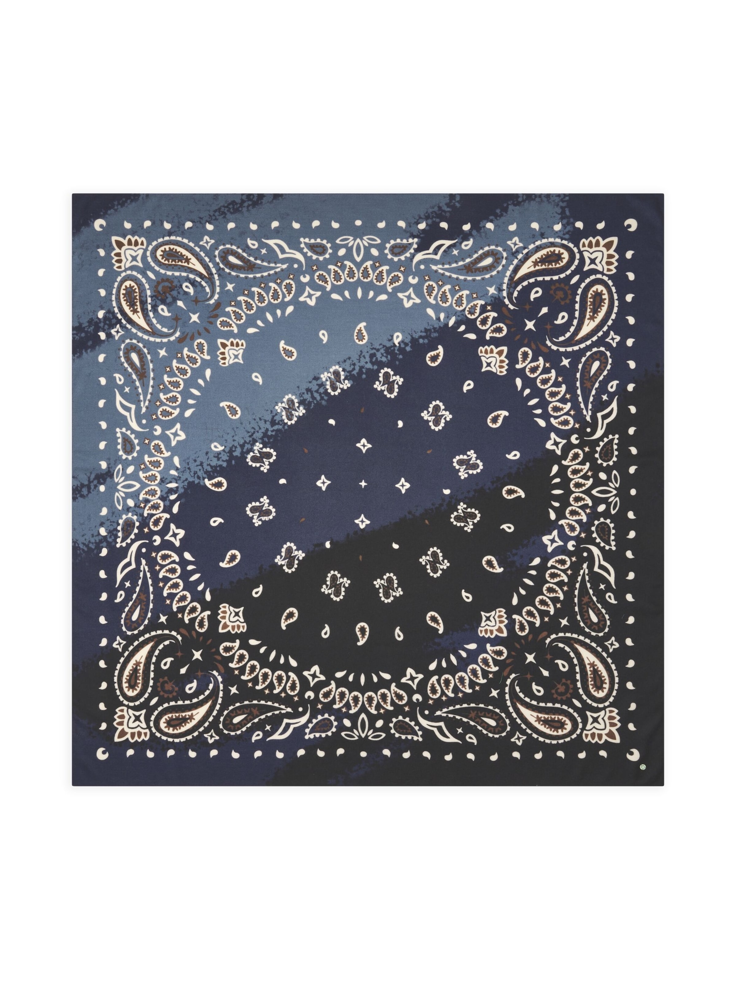 Foulard CODELLO en bleu : devant