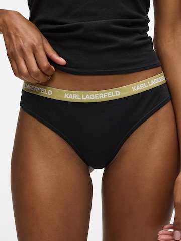 Karl Lagerfeld String in Black: front