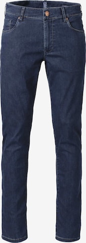 MEYER Slimfit Jeans 'M5' in Blauw: voorkant