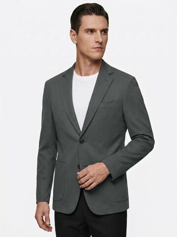 ALLTHEMEN Regular fit Suit Jacket 'Welle' in Grey: front