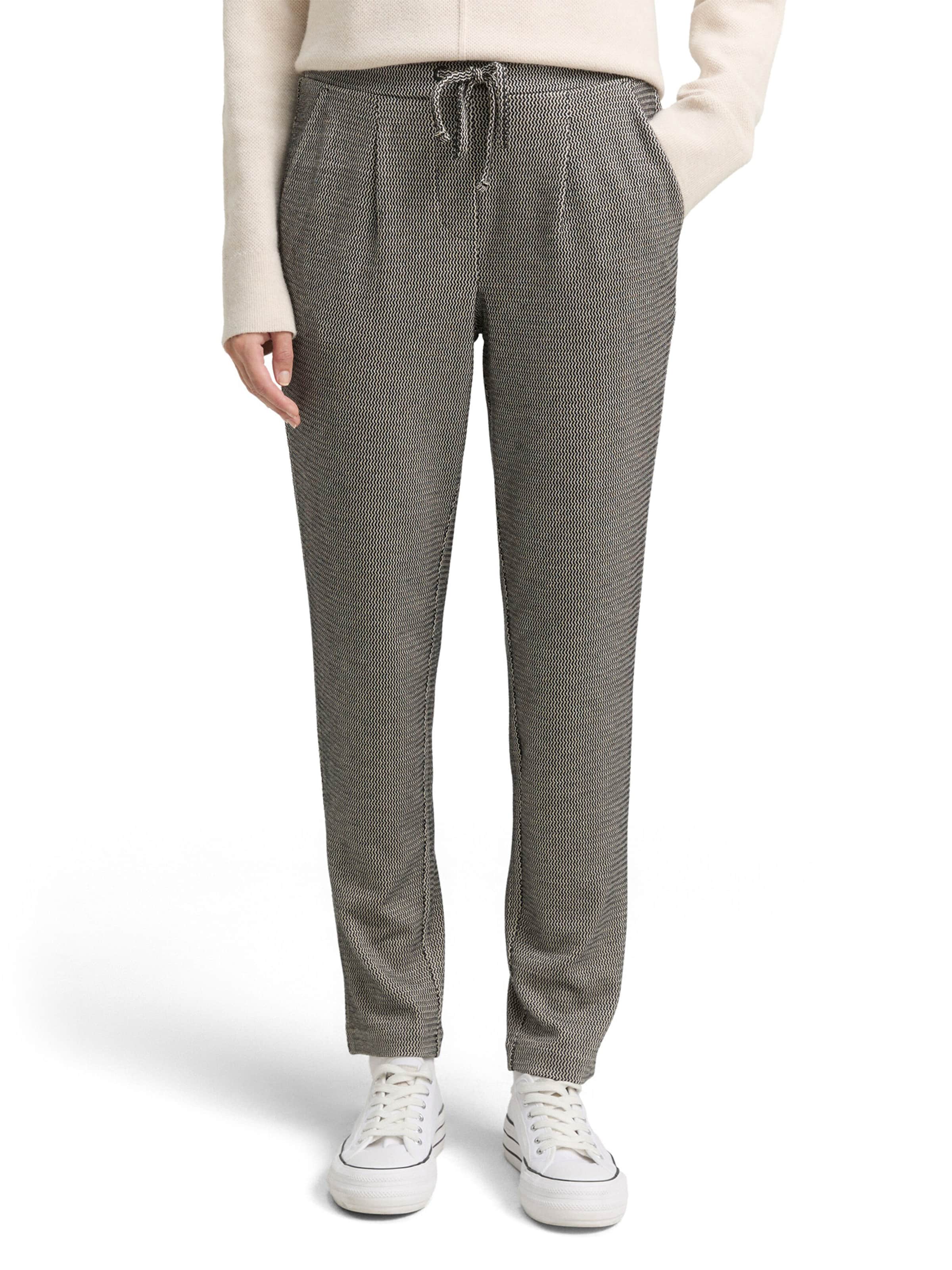 TOM TAILOR Loosefit Hose in Schwarz: Vorderseite