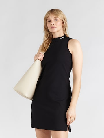 Calvin Klein Jeans Платье в Черный: спереди