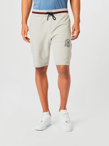 Regular Pantalon de sport Superdry en gris : devant