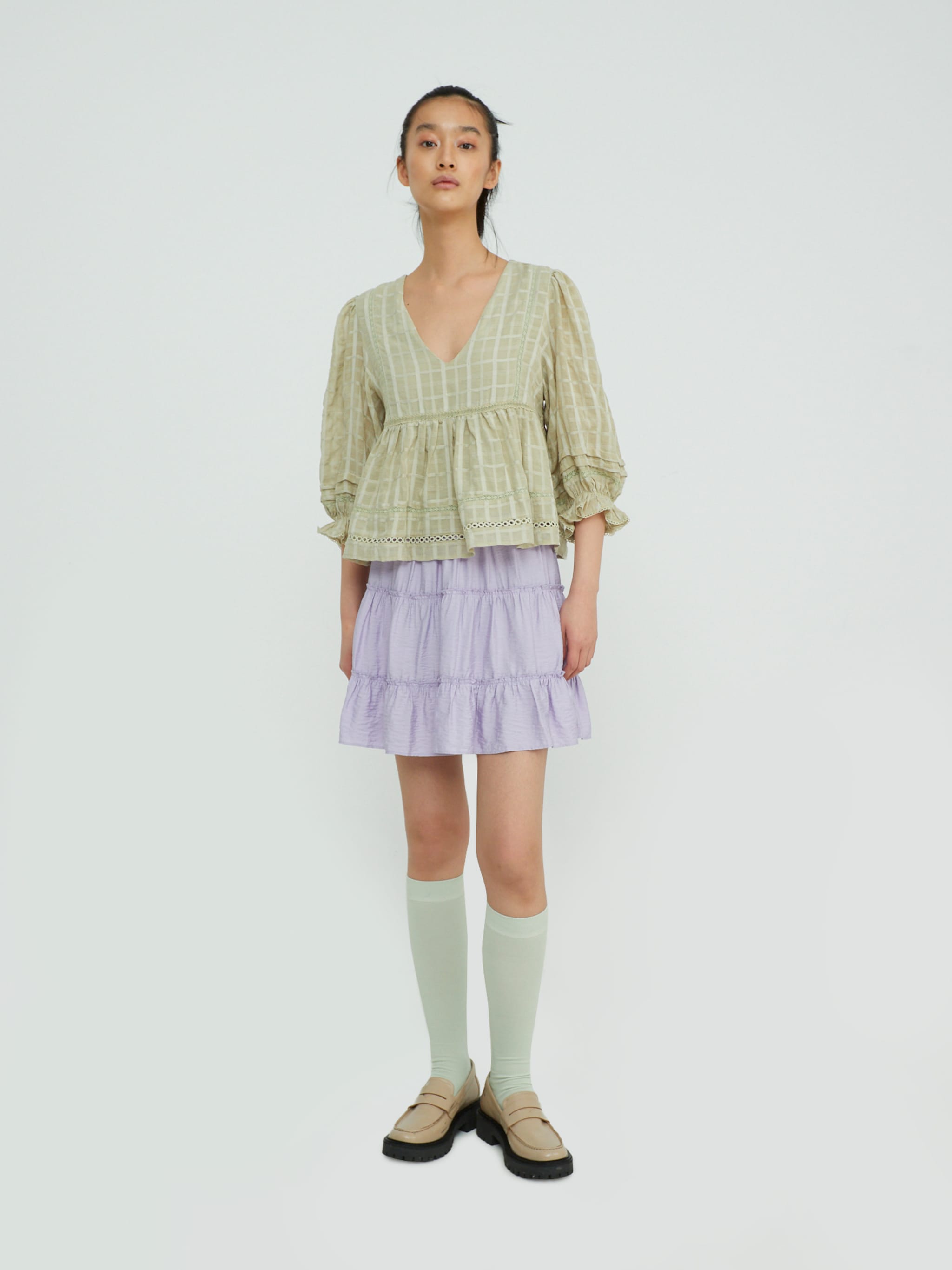EDITED Producten Blouse 'Alyssa' Groen