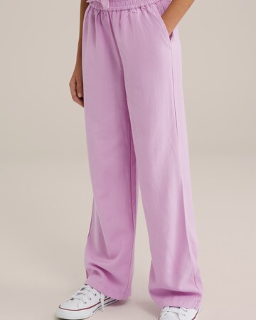 Regular Pantalon WE Fashion en violet