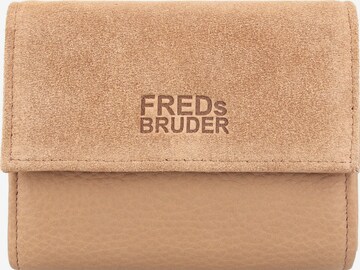 Portamonete di FREDsBRUDER in beige: frontale