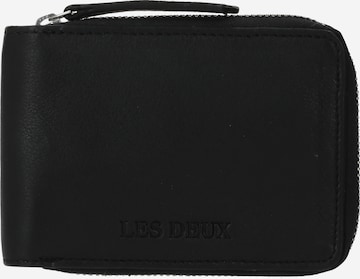 Les Deux Wallet in Black: front