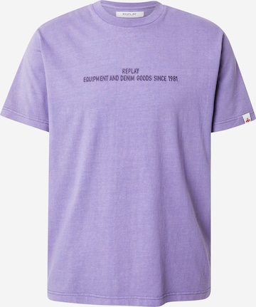 REPLAYMajica - ljubičasta boja: prednji dio