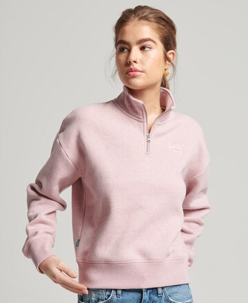 Superdry Sweatshirt in Pink: front