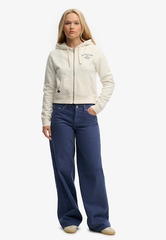 Superdry & Co Sweatvest 'Athletic Essentials' in Wit