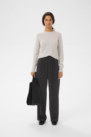 InWear Wide leg Trousers 'AdianIW' in Grey