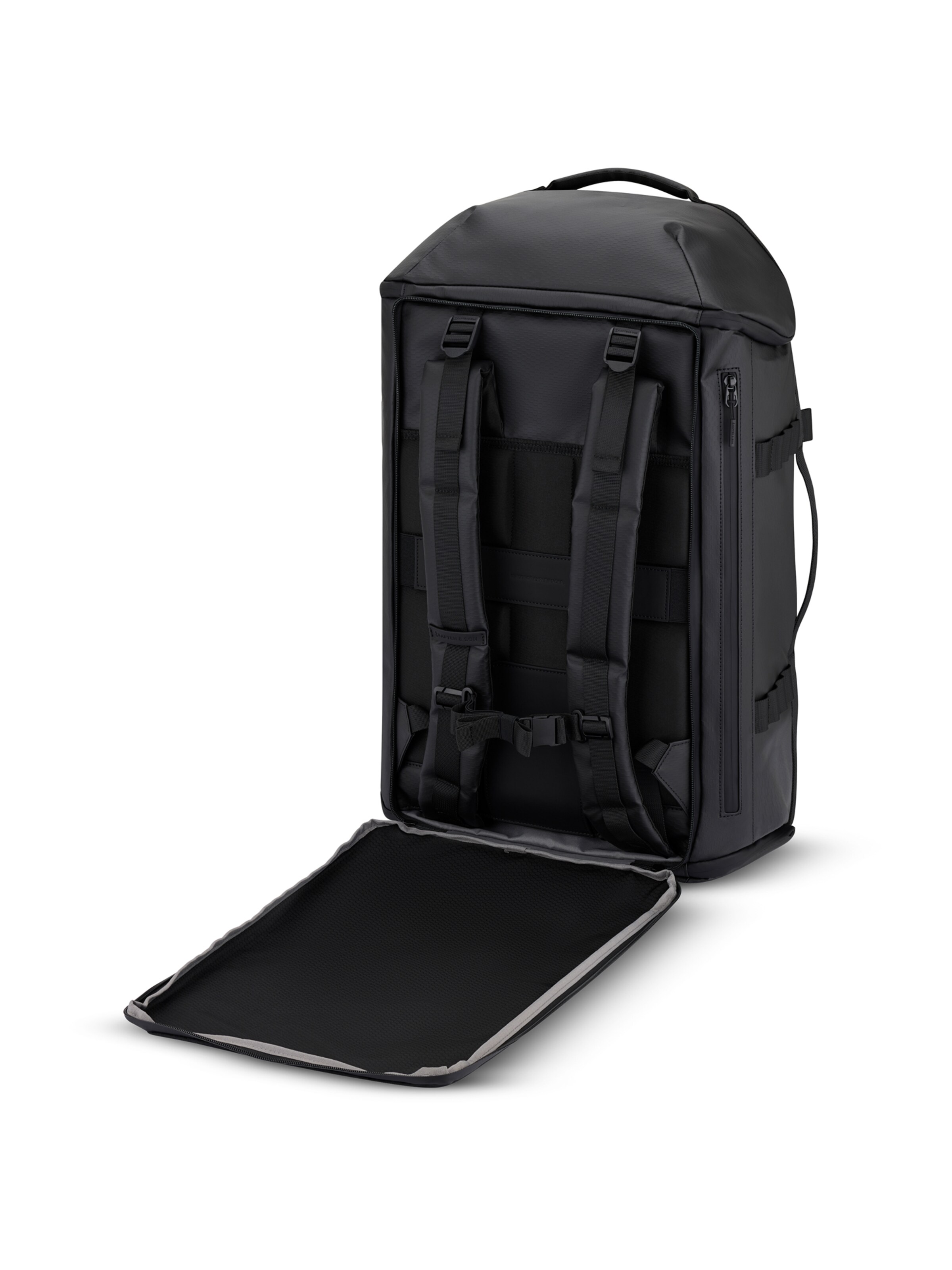 Kapten & Son - Mala de viagem 'Lisbon Duffle Backpack Large' em preto