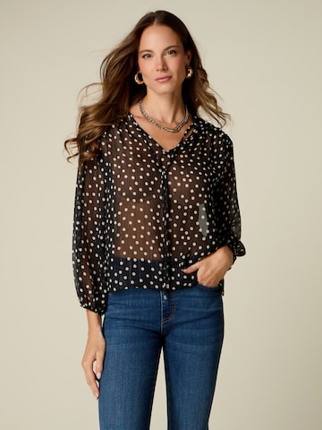 oltre Blouse in Zwart