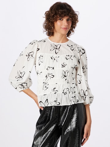 IVY OAK - Blusa 'BRENDA' em branco: frente