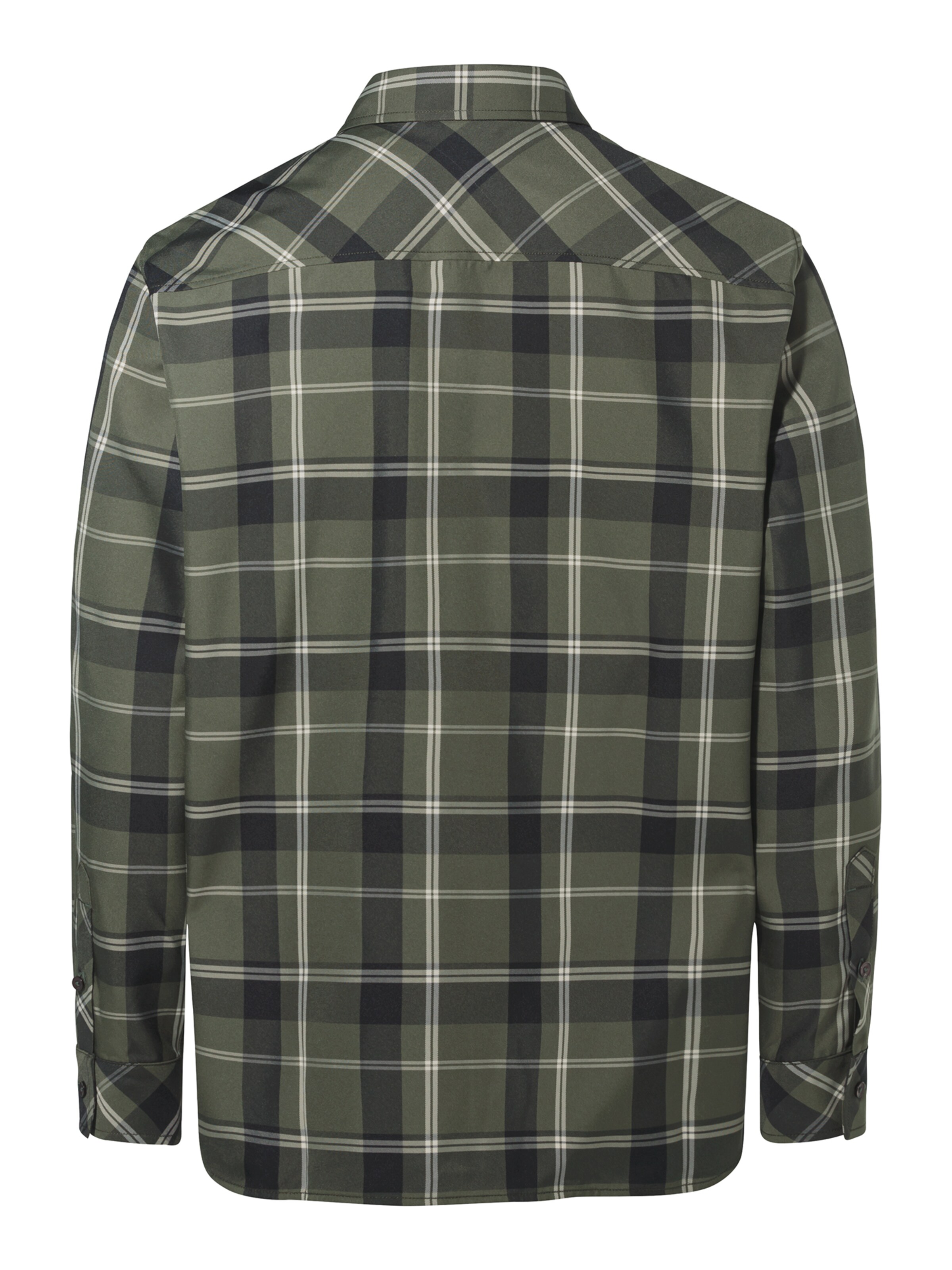 VAUDE Regular fit Athletic Button Up Shirt 'Neshan' in Green