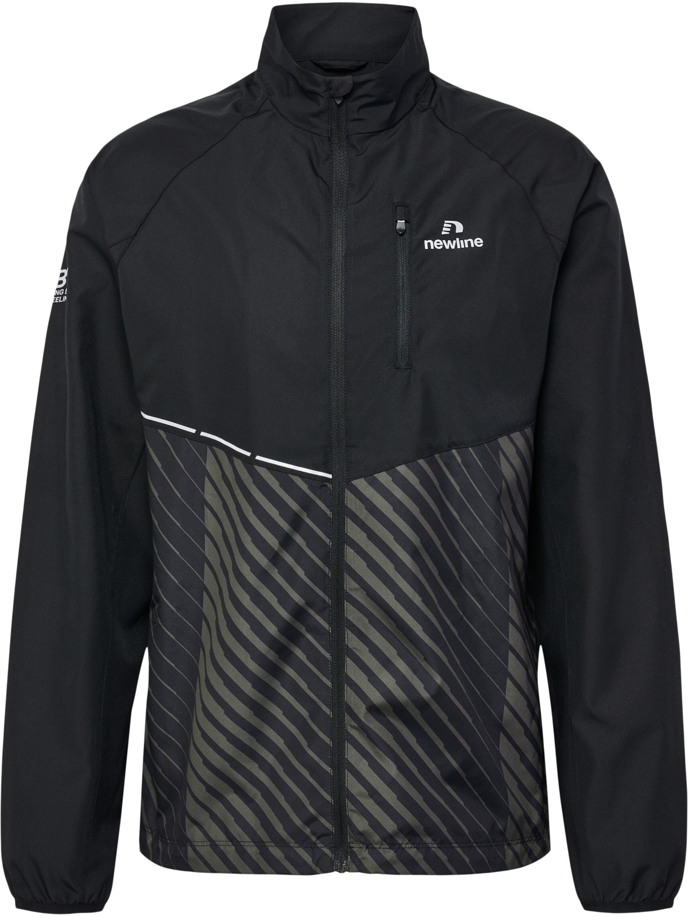 Veste de sport 'Pace' Newline en noir : devant
