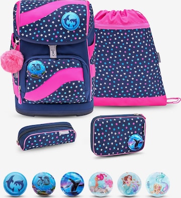 Belmil Schulranzen Set in Blau: Vorderseite