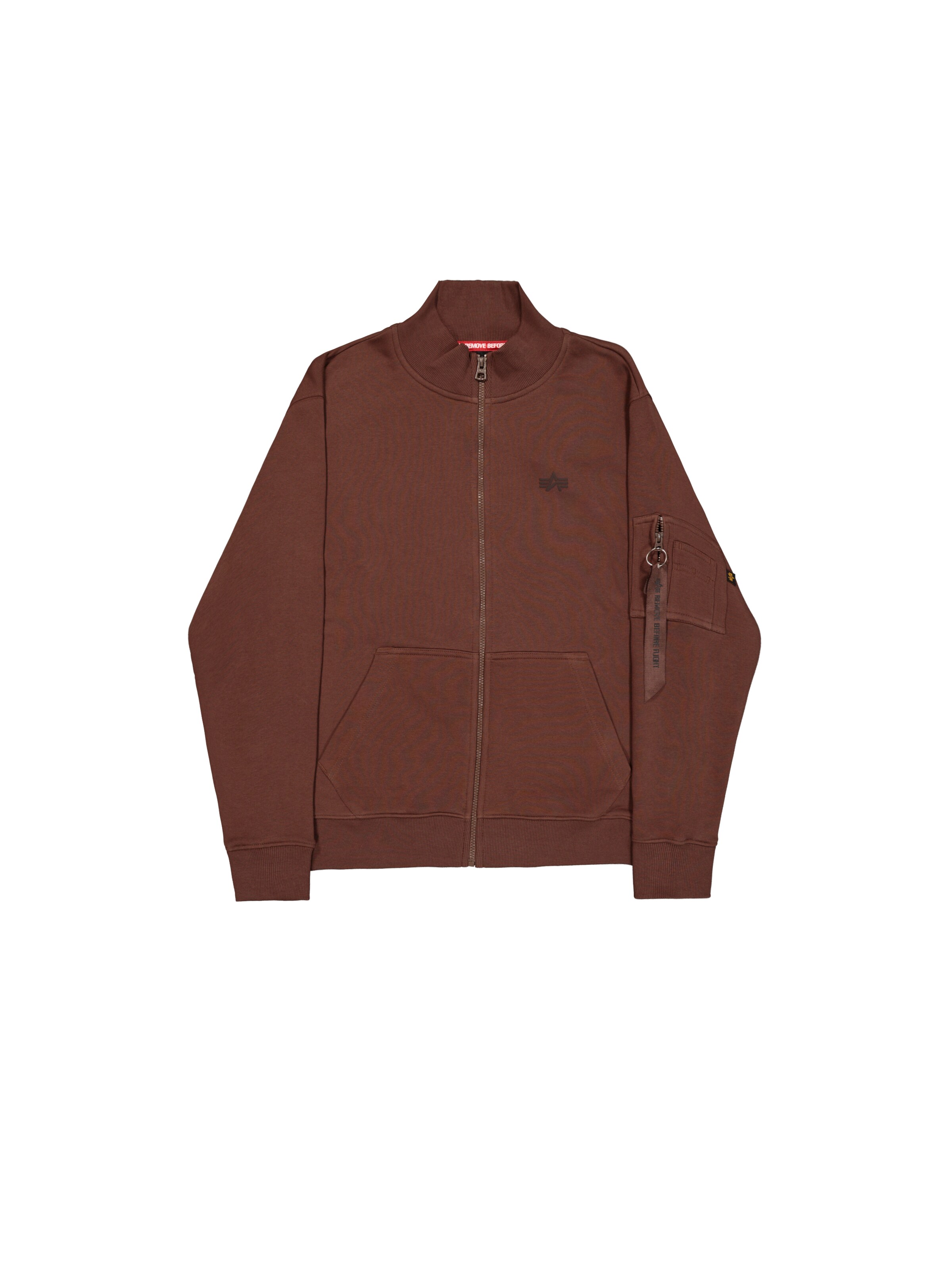 ALPHA INDUSTRIES Between-Season Jacket 'DTM ML' in Brown: front
