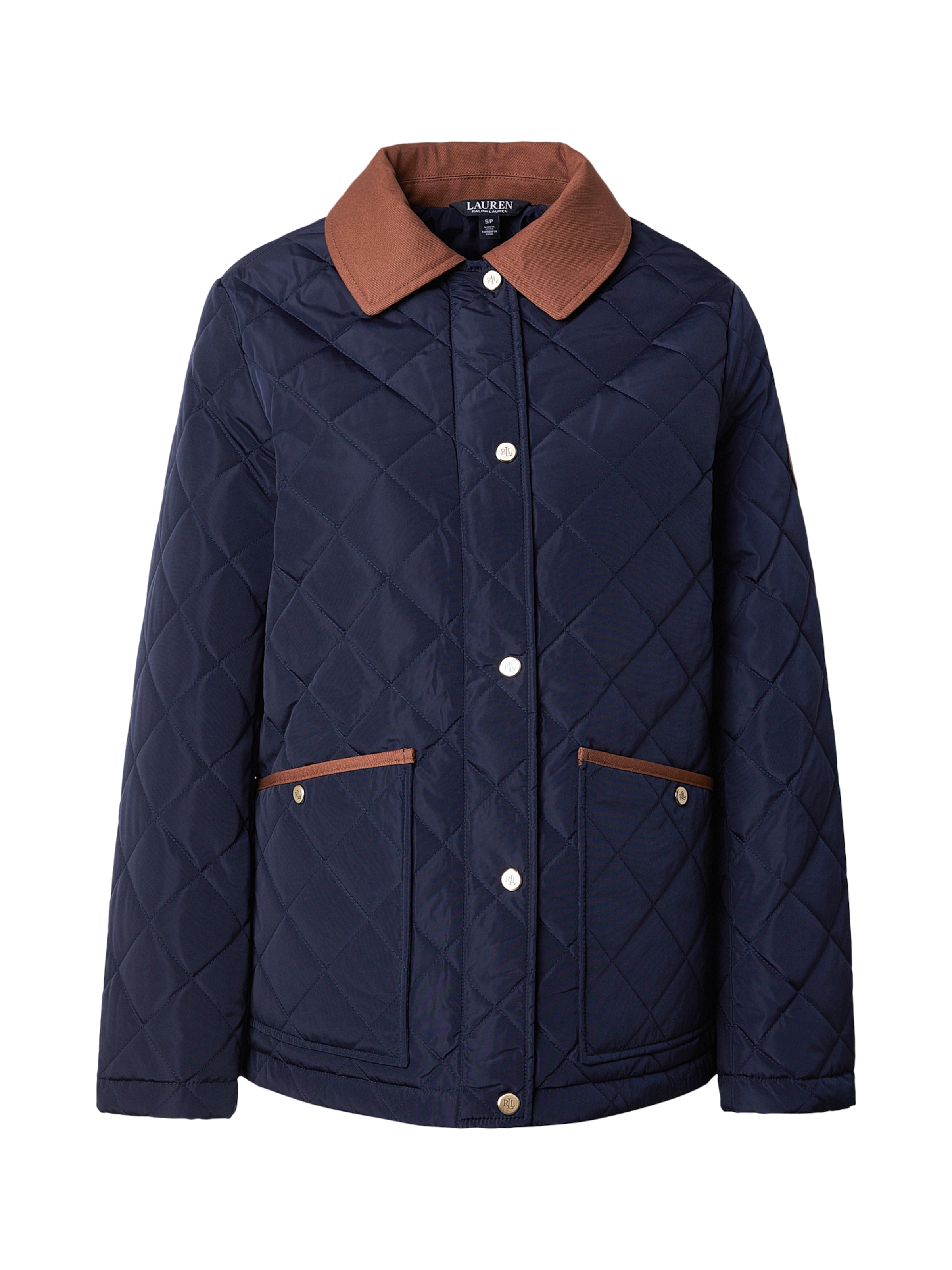 Lauren Ralph Lauren Tussenjas in Blauw: voorkant