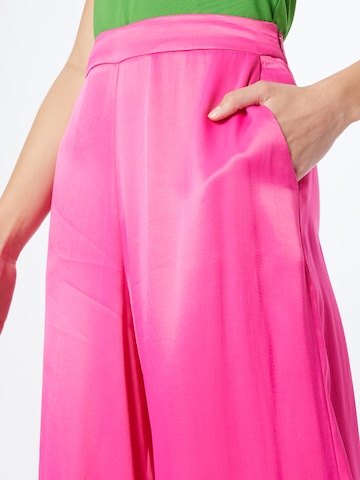 Warehouse Wide Leg Hose in Pink