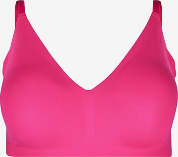 SkinyT-shirt Grudnjak - roza boja: prednji dio