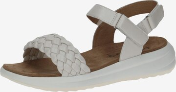 CAPRICE Sandals in White: front