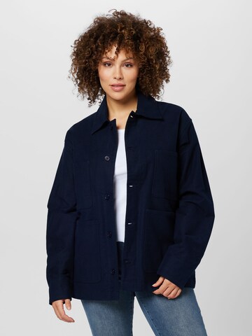 MADS NORGAARD COPENHAGEN Prehodna jakna | modra barva: sprednja stran