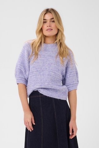 SAINT TROPEZ Pullover 'Seraphina' in Lila: Vorderseite