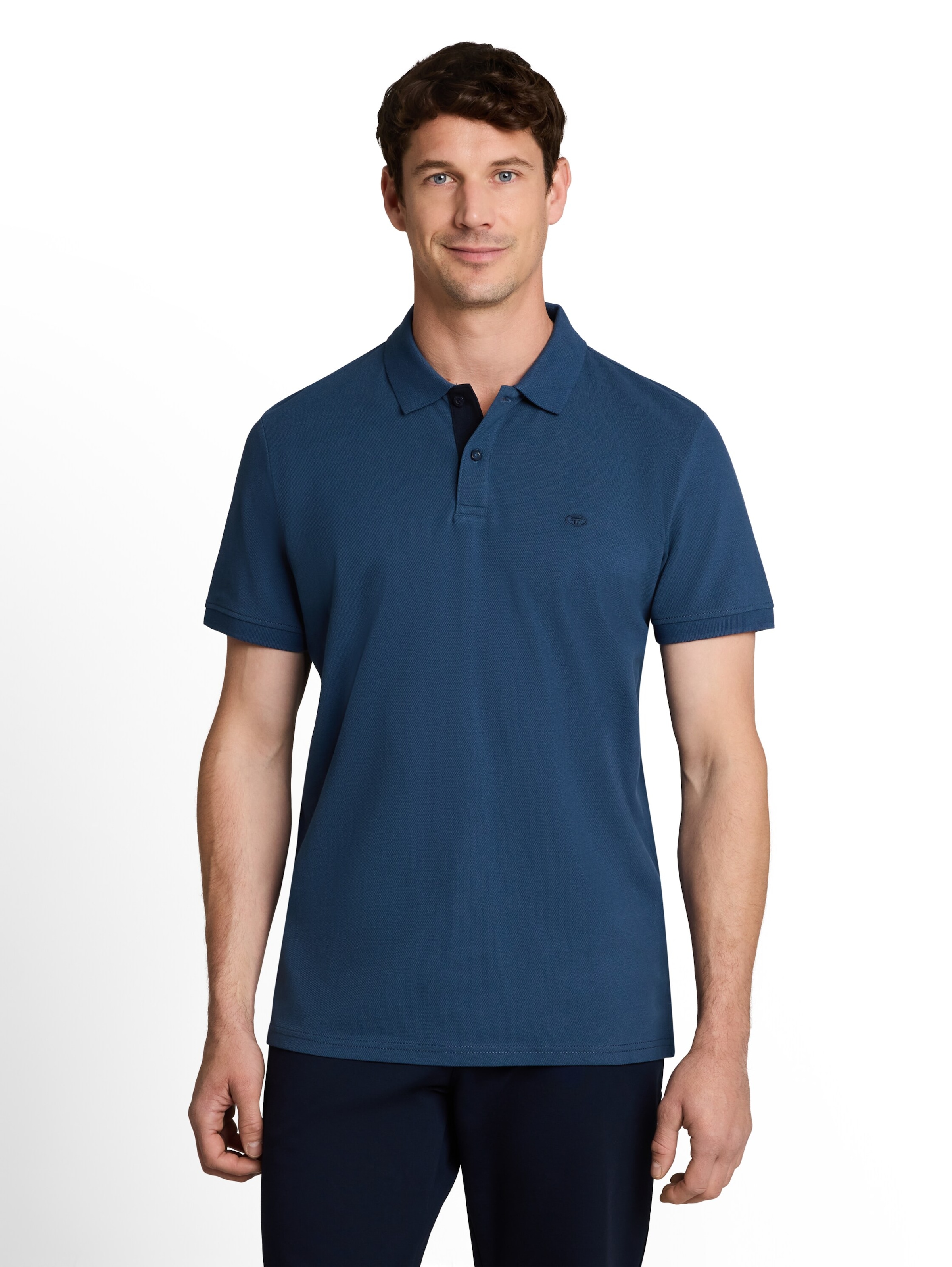 TOM TAILOR Shirt in Blue: front