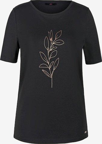 Emilia Lay Shirt in Black: front
