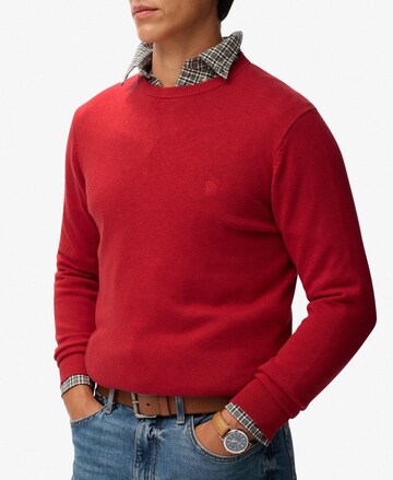 Pull-over 'Essentials' Superdry en rouge : devant