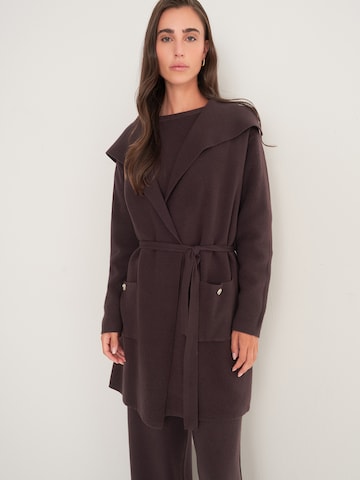 Cappotto di mezza stagione 'CLOTILDE' di Camomilla Italia in marrone: frontale