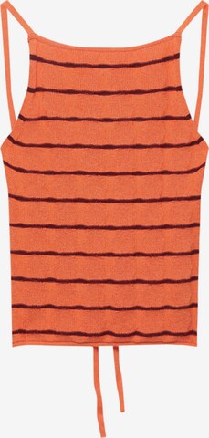 Top in maglia di Pull&Bear in arancione: frontale