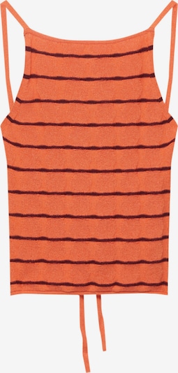 Pull&Bear Tops en tricot en marron / orange, Vue avec produit