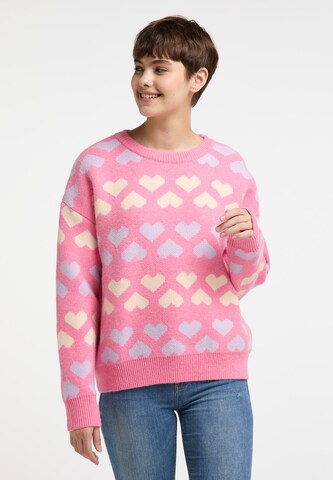 Pull-over MYMO en rose : devant