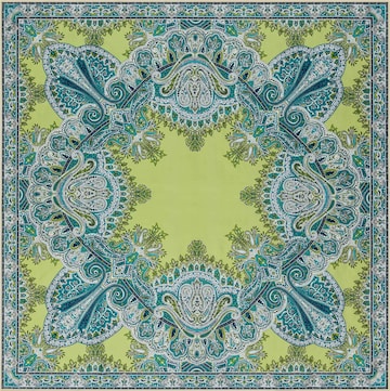 Roeckl Doek 'MIRROR PAISLEY' in Blauw: voorkant