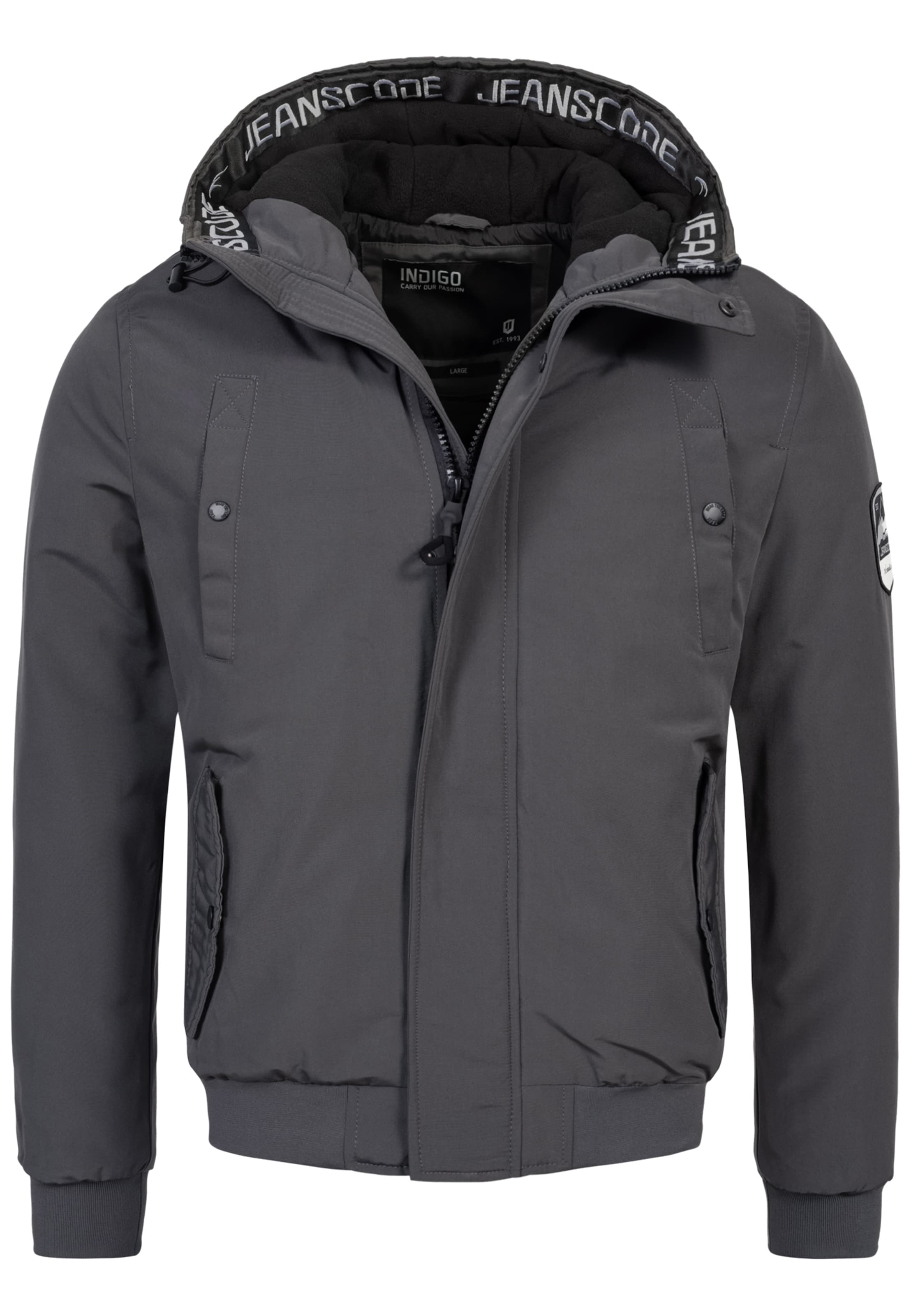 Veste d’hiver 'Albany' INDICODE JEANS en gris : devant